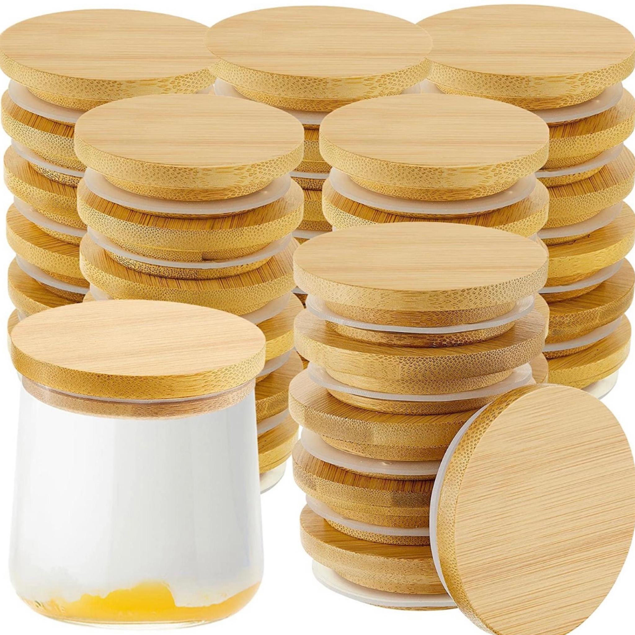 Best upcycle ♻️ Oui Yogurt Lids! I’ve tried a few brands and these are by far the best. Some brands I’ve tried don’t even seal. I did the research so you don’t have to 😉 https://rstyle.me/cz-n/hjmm9rc88a7 

#LTKunder50 #LTKhome