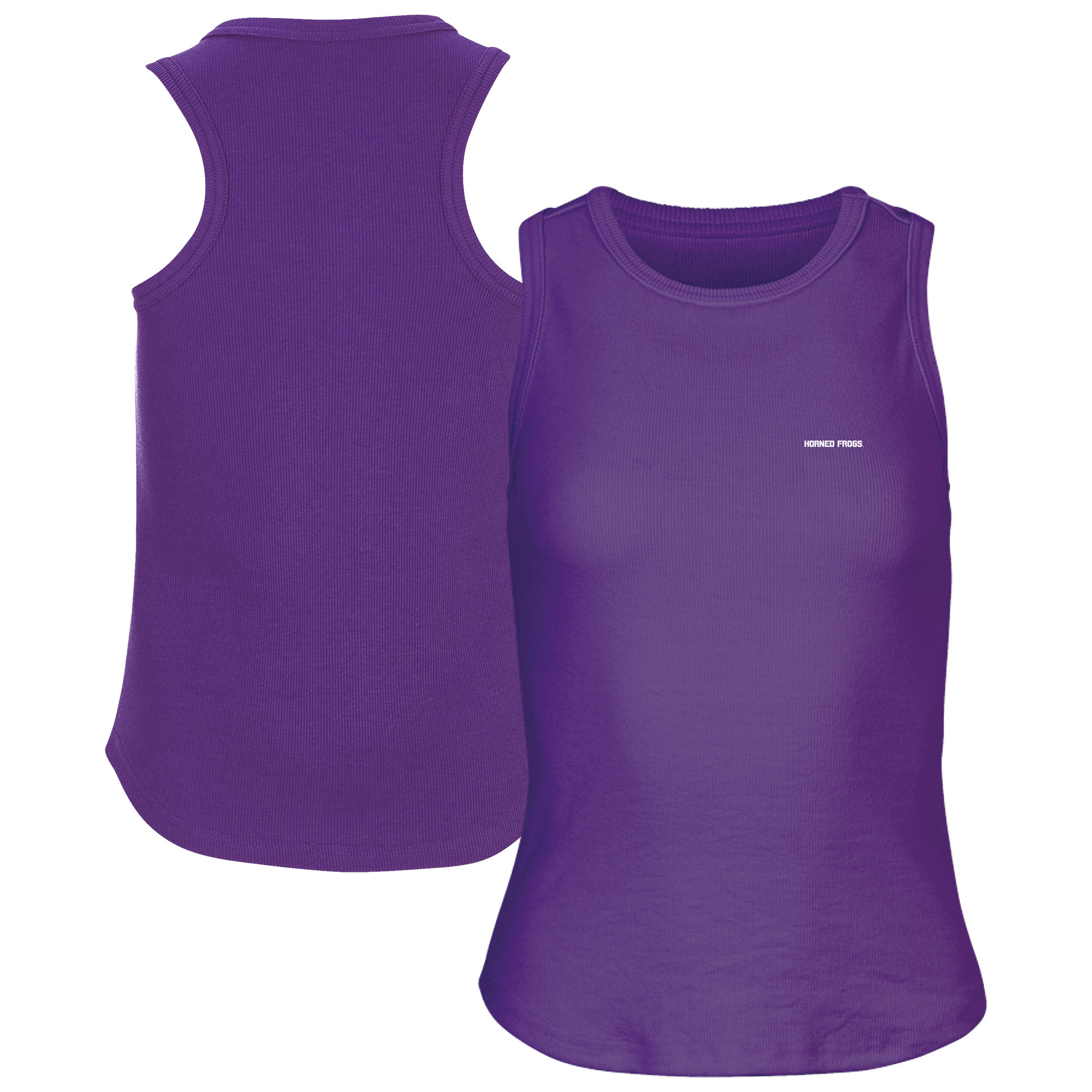 Women's Purple TCU Horned Frogs Adrienne Tank Top | Fanatics