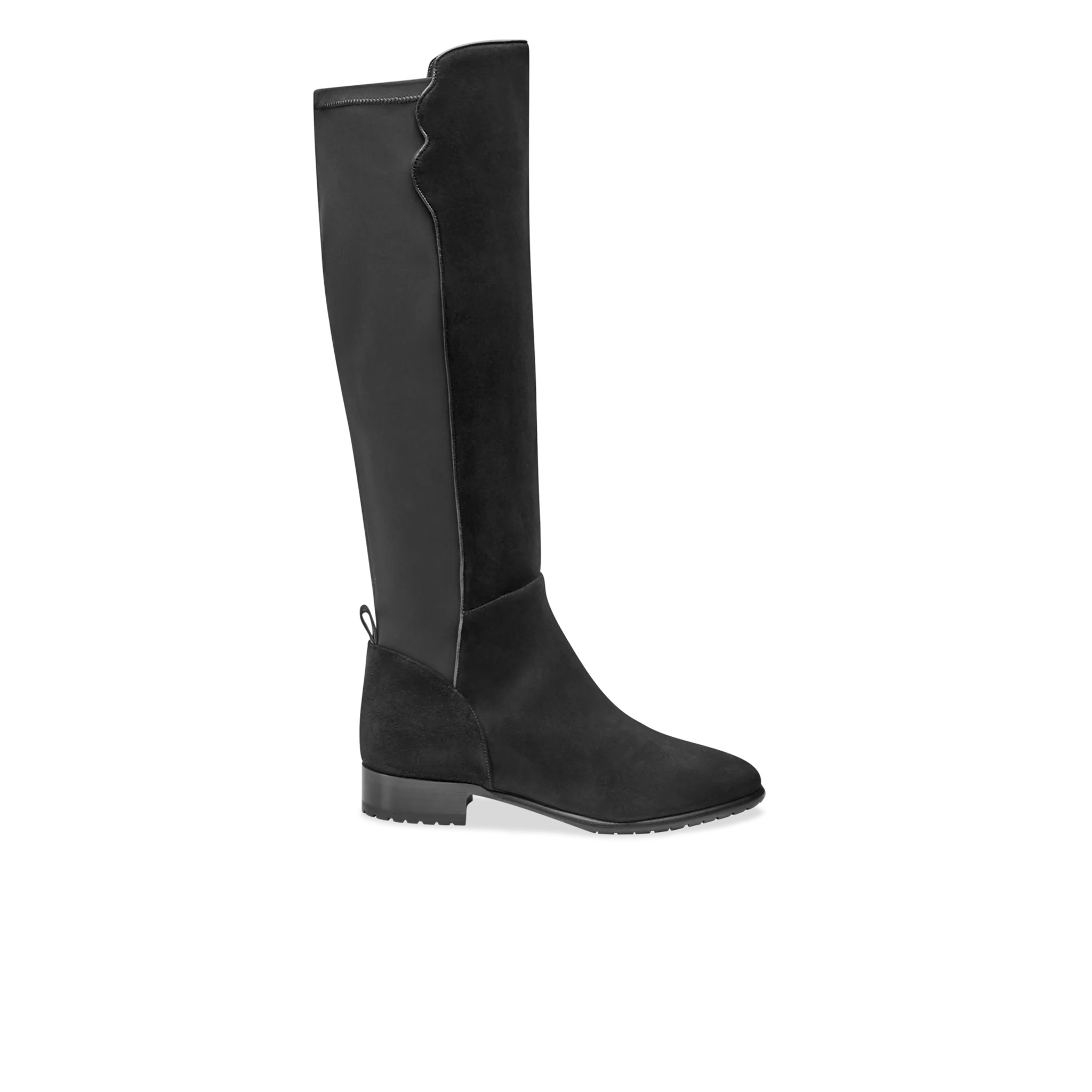 Perfect Stretch Boot 30 | Water-Resistant Black Suede | Sarah Flint | Sarah Flint