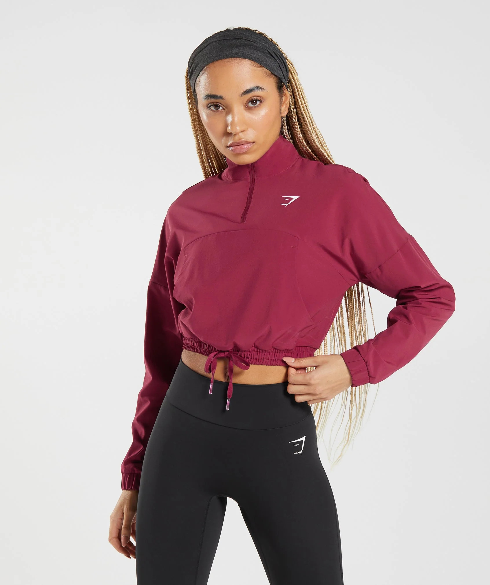 Gymshark Sport Windbreaker - Currant Pink | Gymshark US