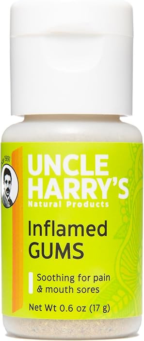 Uncle Harry's Inflamed Gums & Mouth Sores Tooth Powder | Powder Toothpaste for Gum Health & Sensi... | Amazon (US)