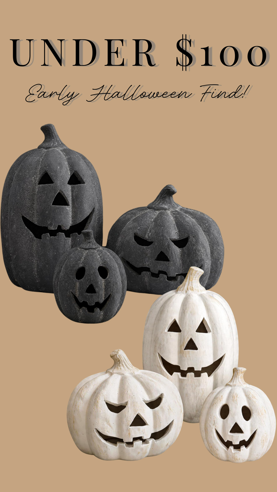These jack-o’-lantern adds charm to your fall and Halloween decor! home decor, interior design, outdoor decor #Amazon

 

 #LTKHome #LTKSaleAlert