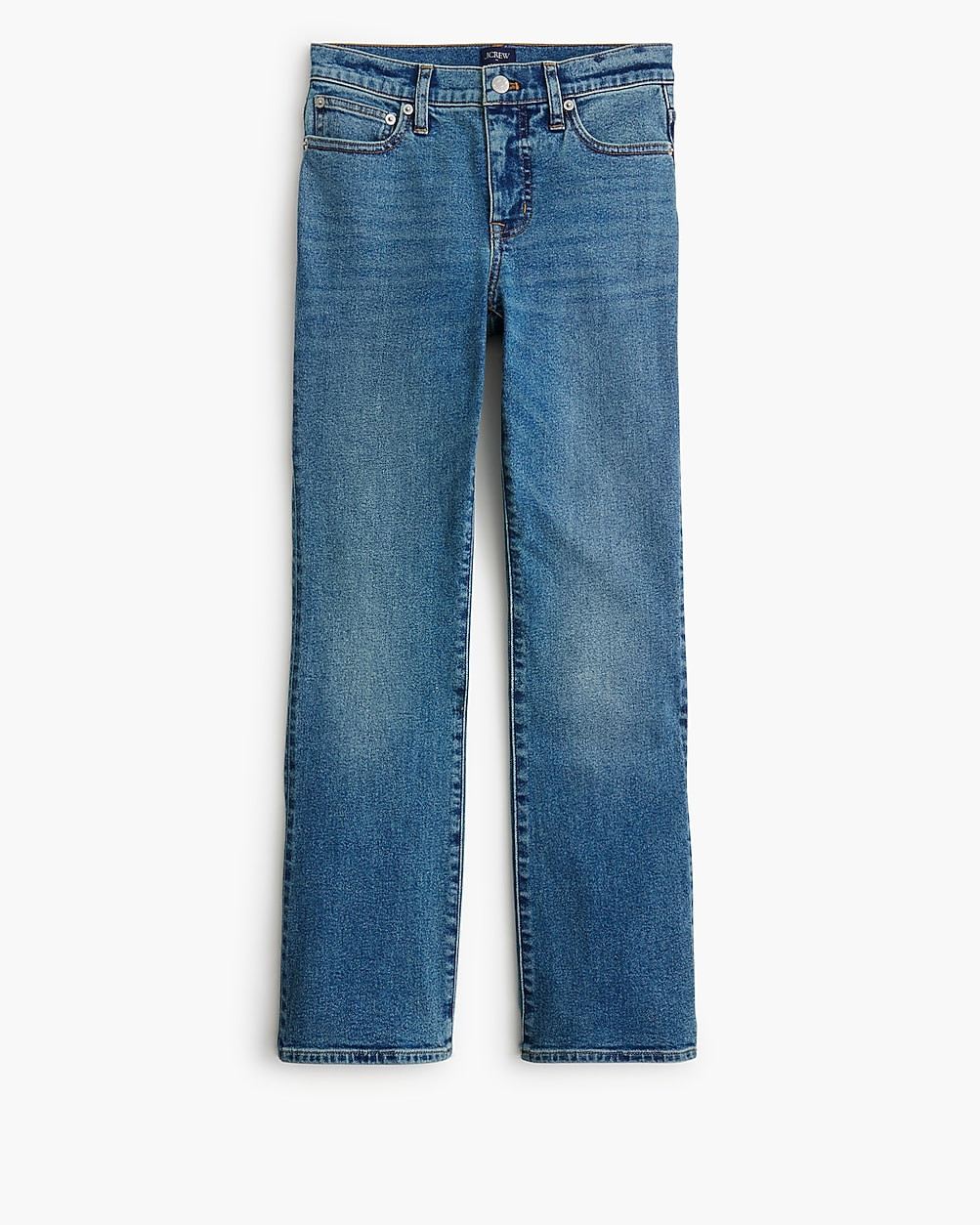 Mid-rise flare crop jean in all-day stretch | J.Crew Factory