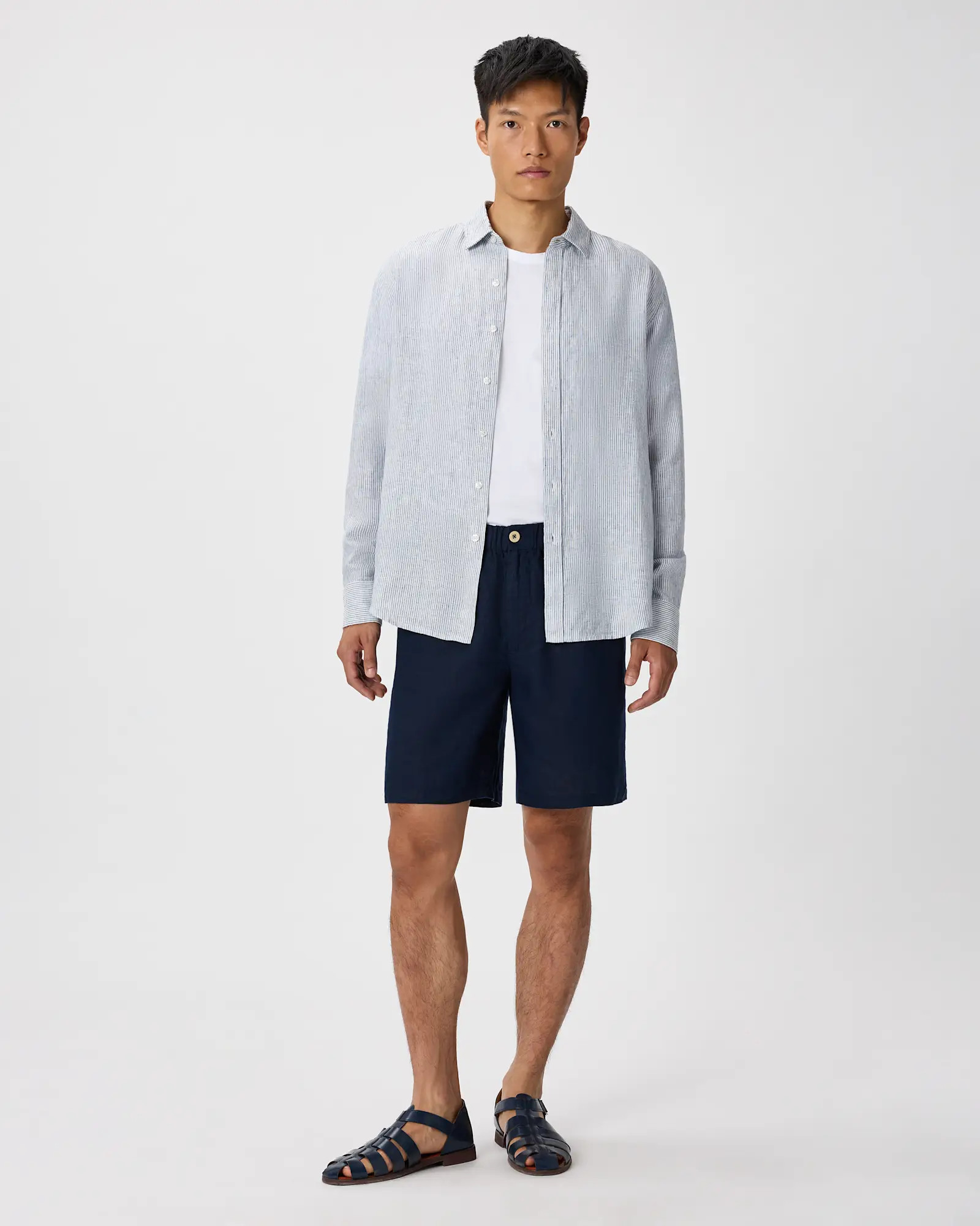 100% European Linen Relaxed Long Sleeve Shirt | Quince