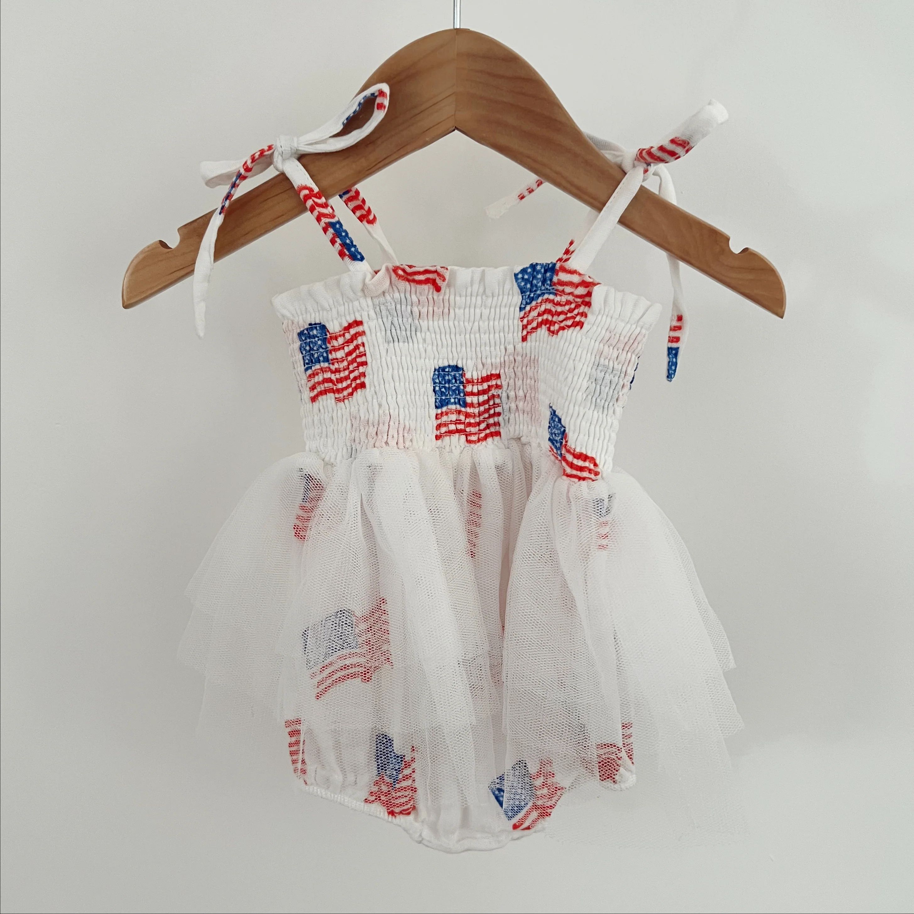 Muslin Tutu Bubble, American Flag | SpearmintLOVE