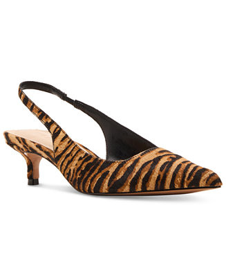 Steve Madden Women's Kittie Slingback Kitten-Heel Pumps - Macy's | Macy's