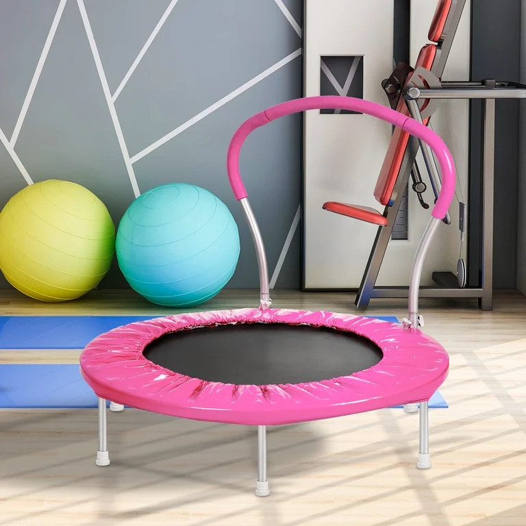 ARCTICSCORPION 36" in Diameter Trampoline Toy Round Jumping Mat, Mini Toddlers Trampoline with Ha... | Walmart (US)