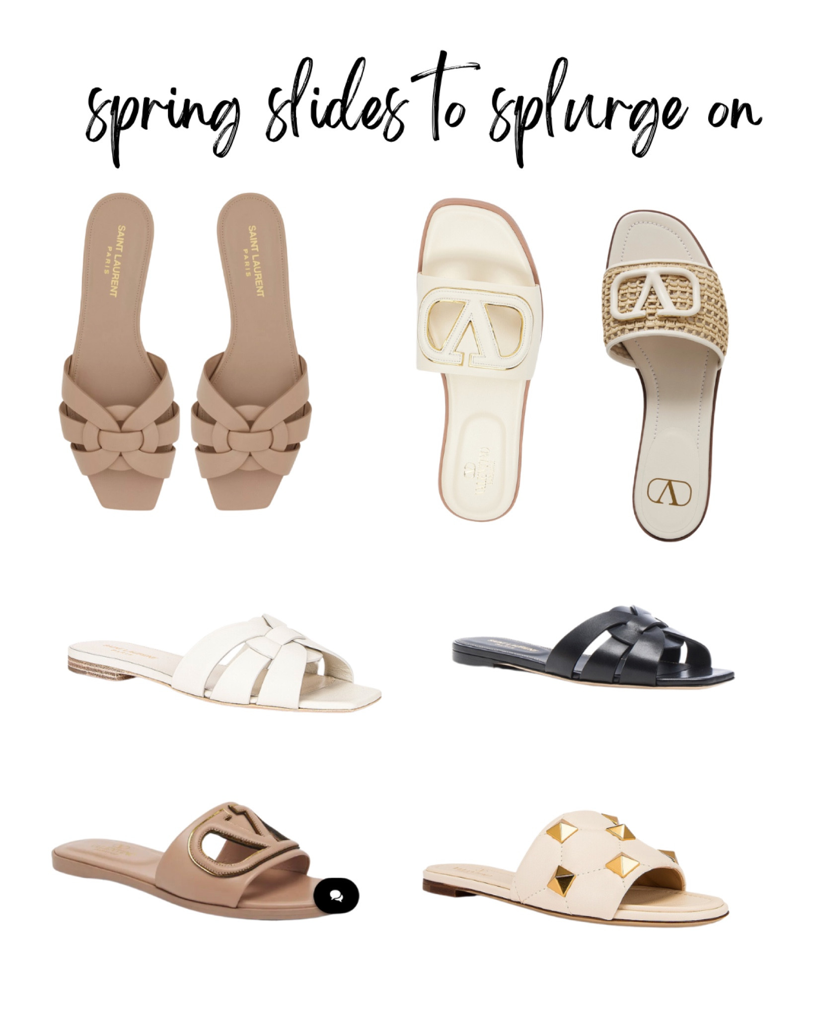 Splurge worthy slides 

#LTKover40 #LTKshoecrush #LTKstyletip