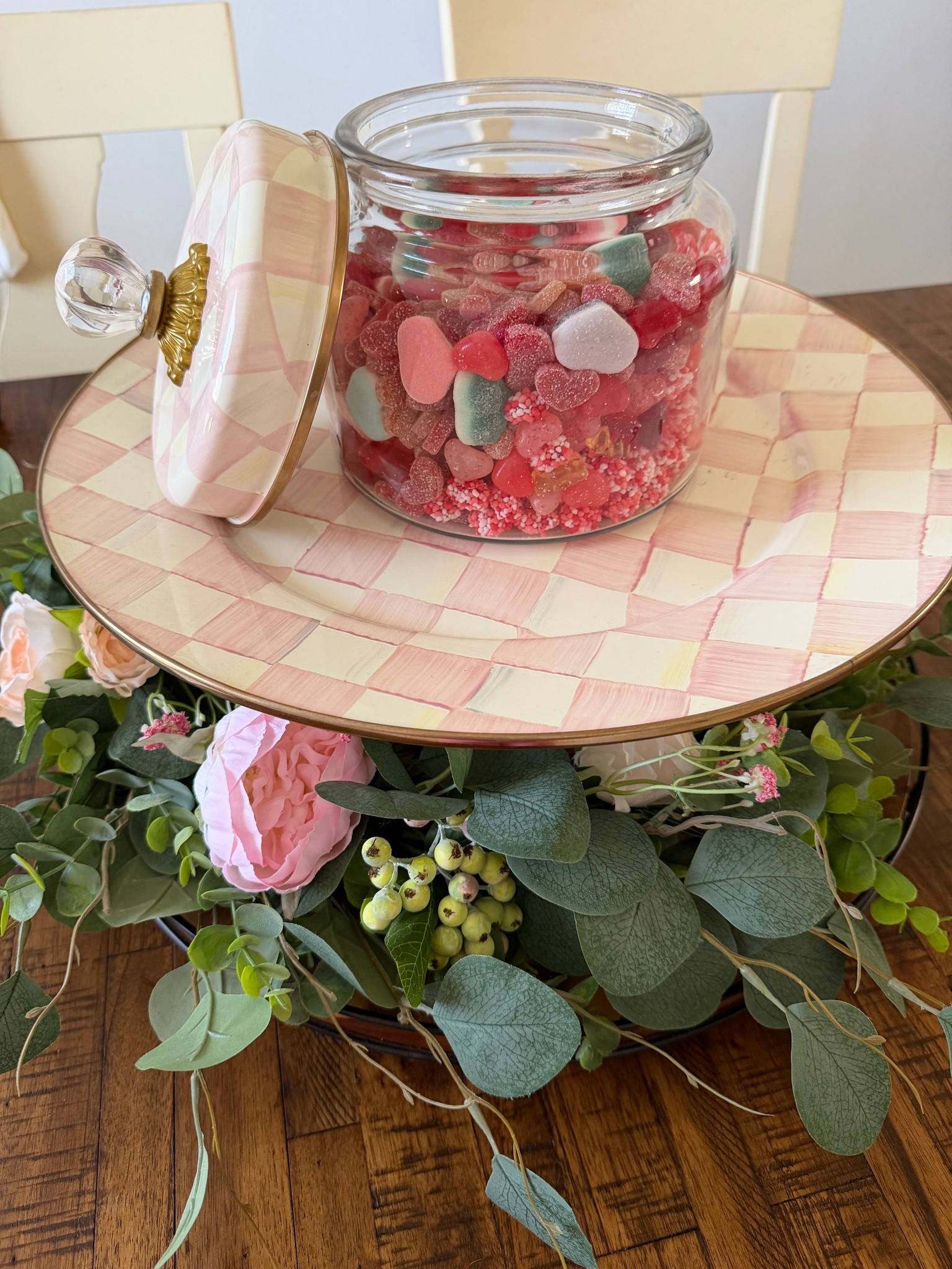 Valentine’s Day candy salad 💗
Mackenize child’s canister and platter 

#LTKHome #LTKFindsUnder100 #LTKFindsUnder50