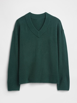 Oversized V-Neck Sweater | Gap Factory
