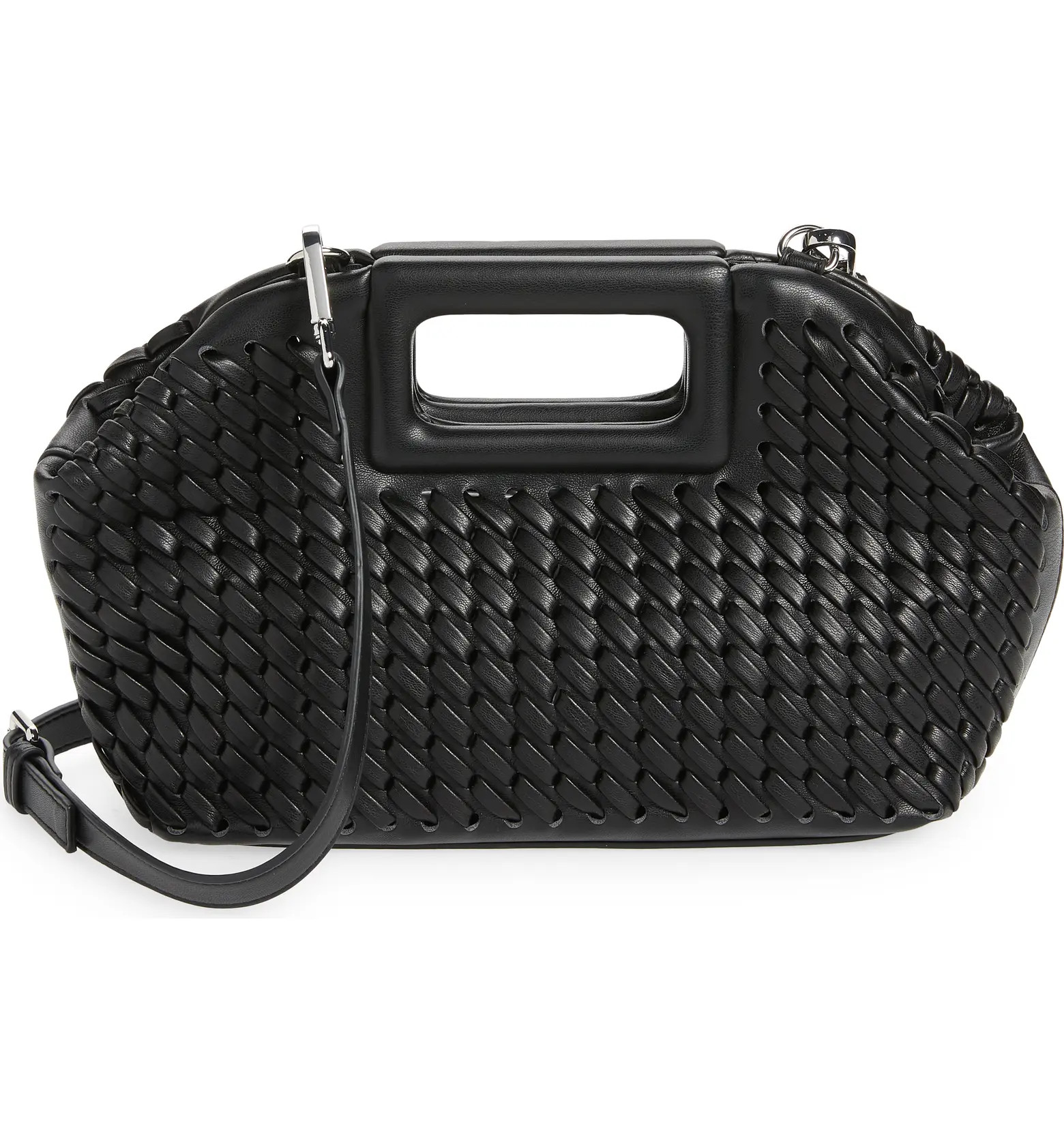 TOPSHOP Gracie Faux Leather Woven Shoulder Bag | Nordstrom | Nordstrom