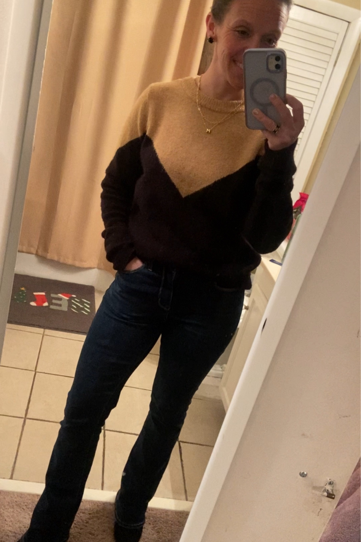 Jeans - $50, love these skinny kick, the leg has some more structure with just enough flare at the bottom to not feel like an overpowering wide leg 


#businesscasual #americaneagle #aerie #jeanssale #LTKWorkwear #LTKU #LTKOver40 


#LTKStyleTip #LTKFindsUnder50