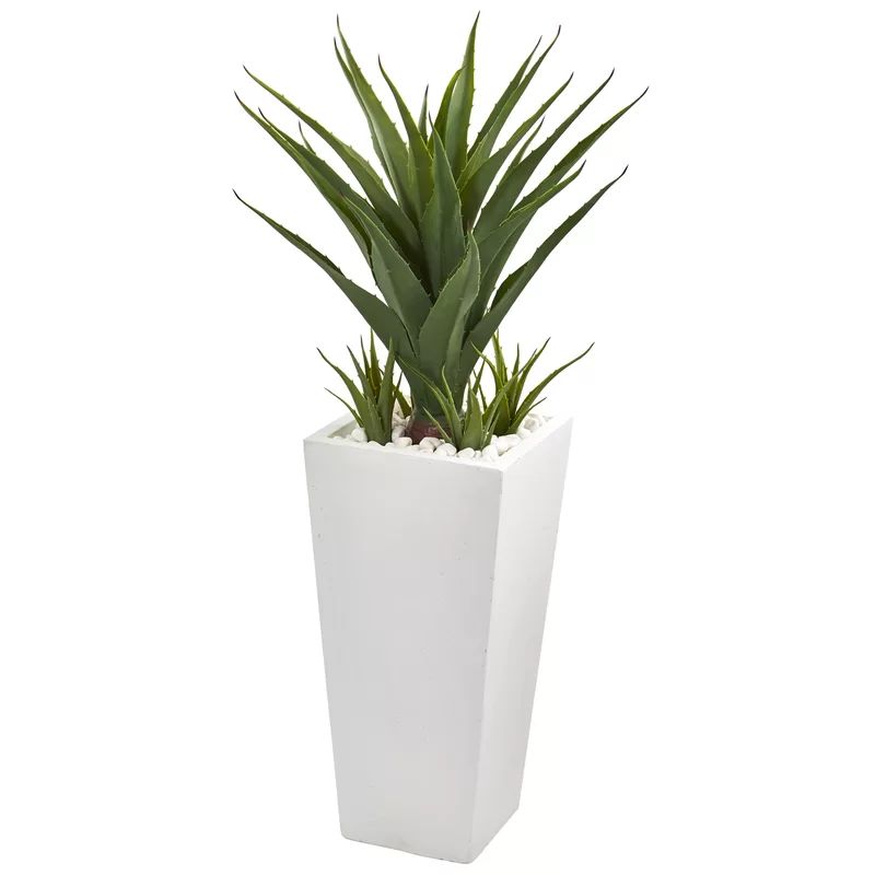 40'' Artificial Agave Plant in Planter | Wayfair North America