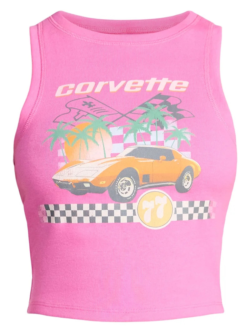 Corvette Race Flags Women's Graphic Tank Top, Sizes XXS-XXL | Walmart (US)