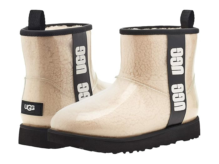 UGG Classic Clear Mini (Natural/Black) Women's Shoes | Zappos