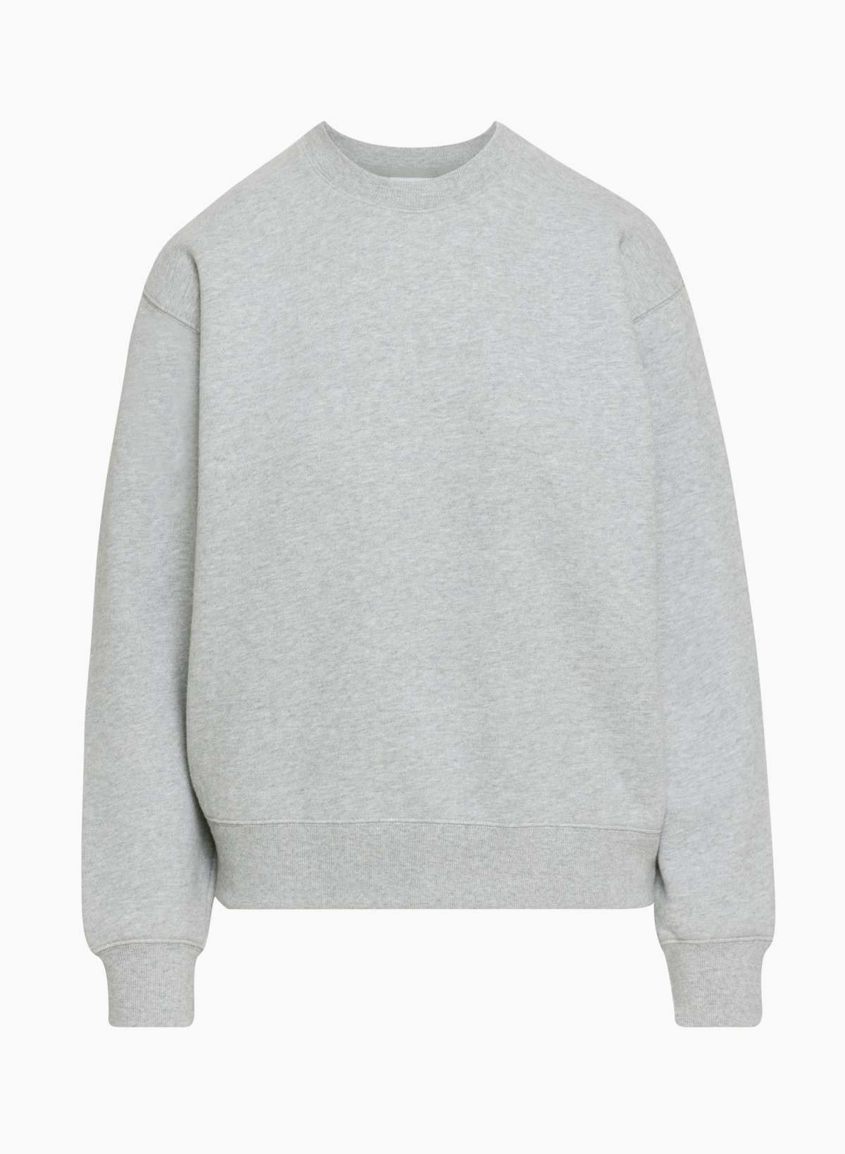 Tna Women's Cozy Fleece Perfect Crew Sweatshirt in Heather Dover Grey | XS | Aritzia