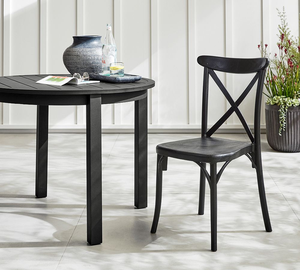 Lucia X-Back Dining Chair | Pottery Barn (US)