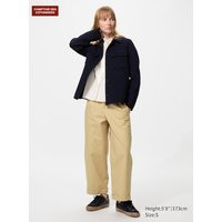 Uniqlo - Pantalon Baggy En Coton - Beige - S | Uniqlo FR