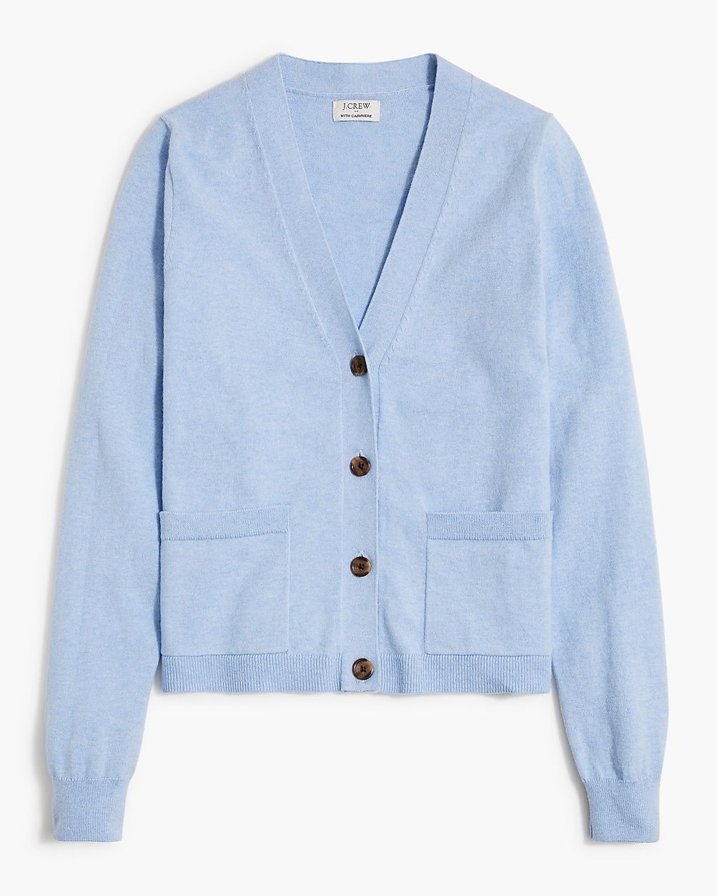 Cotton-blend V-neck cardigan sweater | J.Crew Factory