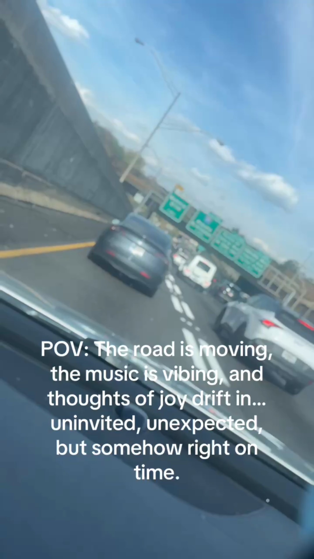 Driving is my moving meditation. When the world feels loud, the car becomes my sanctuary. I don’t rush the moment; I just let the rhythm of the road settle me. Something about watching the world pass by gives my spirit space to breathe.
That’s when clarity shows up. Joy slips in without knocking. And the thoughts I’ve been avoiding finally land softly enough for me to hear them.

Out there, in that little pocket of stillness between destinations, I remember who I am, what matters, and what I’m becoming. The road has a way of teaching you peace, one mile at a time.

#LTKdayinmylife