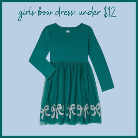 $12 girls sparkle bow dress! 

#LTKkids