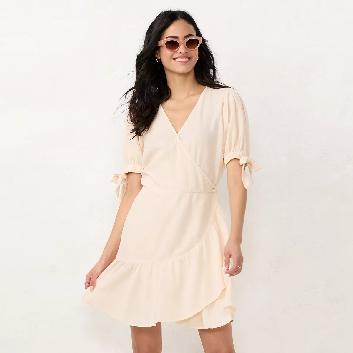 Women's LC Lauren Conrad Mini Wrap Dress | Kohl's