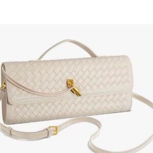 Few Moda East West Clutch with Crossbody Strap (Cream) | Poshmark