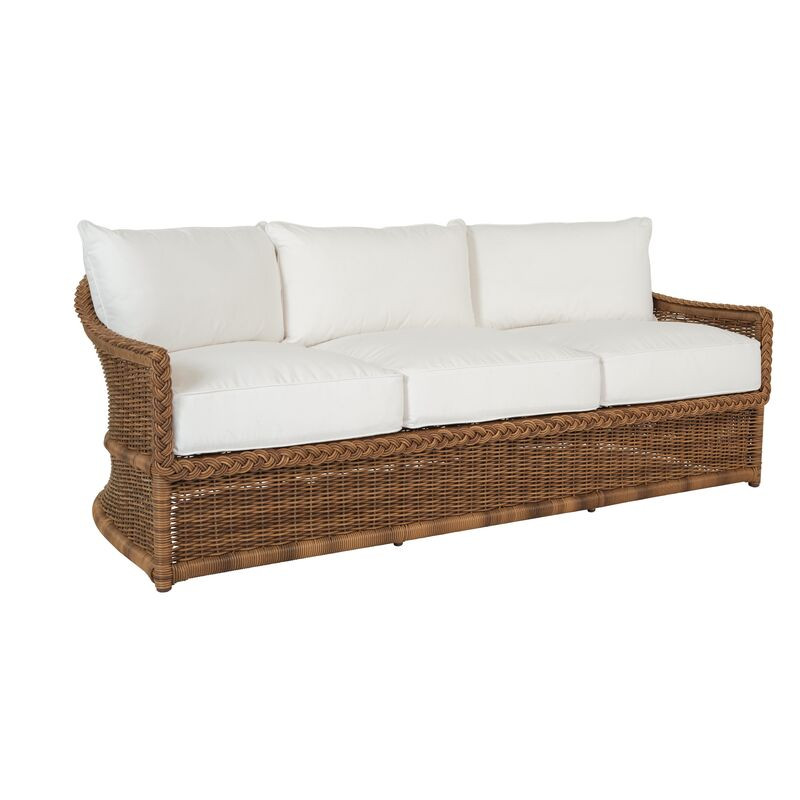 Emilia Sofa, White | One Kings Lane