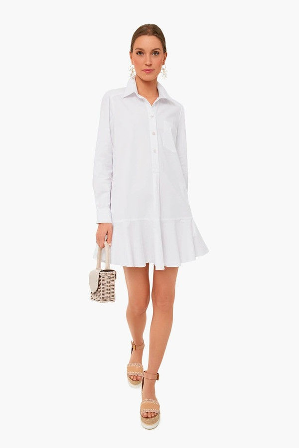 White Callahan Shirt Dress | Tuckernuck (US)