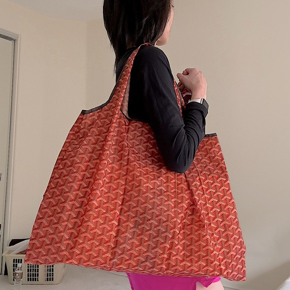 Extra Large Reusable Grocery or Gym Tote Orange Eco-friendly. Daily essentials | Poshmark