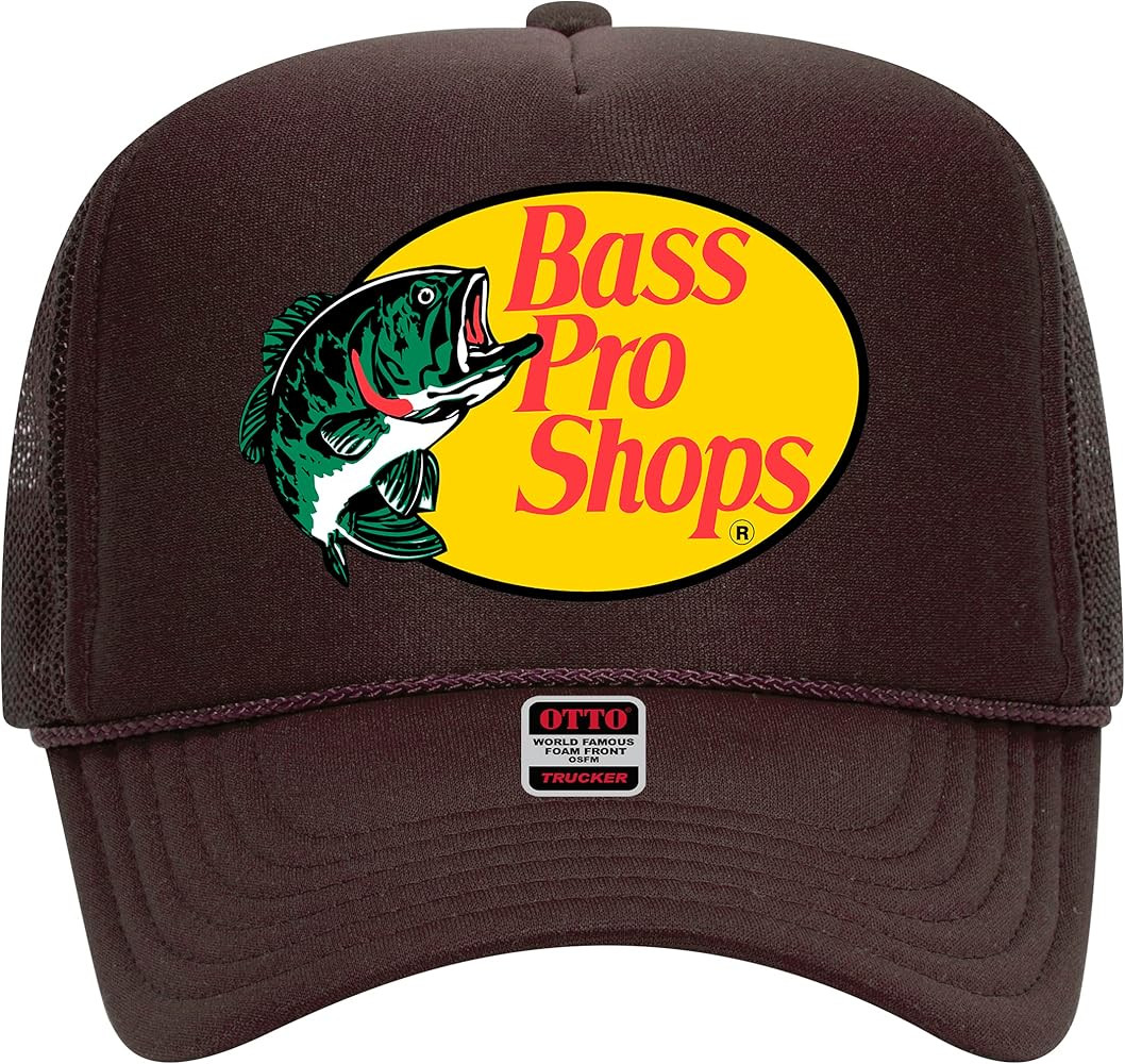 Bass Fishing & Hunting Outdoors Trucker Hat - Premium Snapback for Men and Women - Vintage Trendy... | Amazon (US)