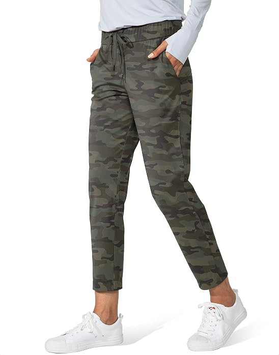 G Gradual Women's Pants with Deep Pockets 7/8 Stretch Ankle Sweatpants | Amazon (US)