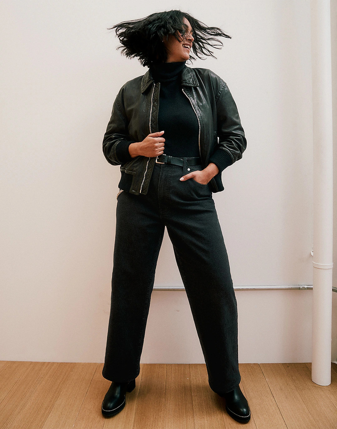 The Perfect Vintage Wide-Leg Jean in Leifland Wash | Madewell