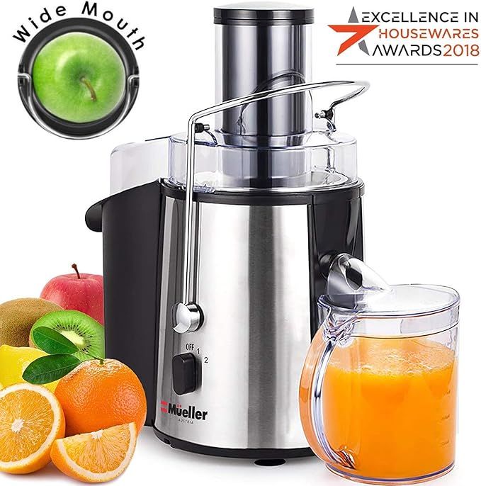Mueller Austria Juicer Ultra 1100W Power, Easy Clean Extractor Press Centrifugal Juicing Machine,... | Amazon (US)
