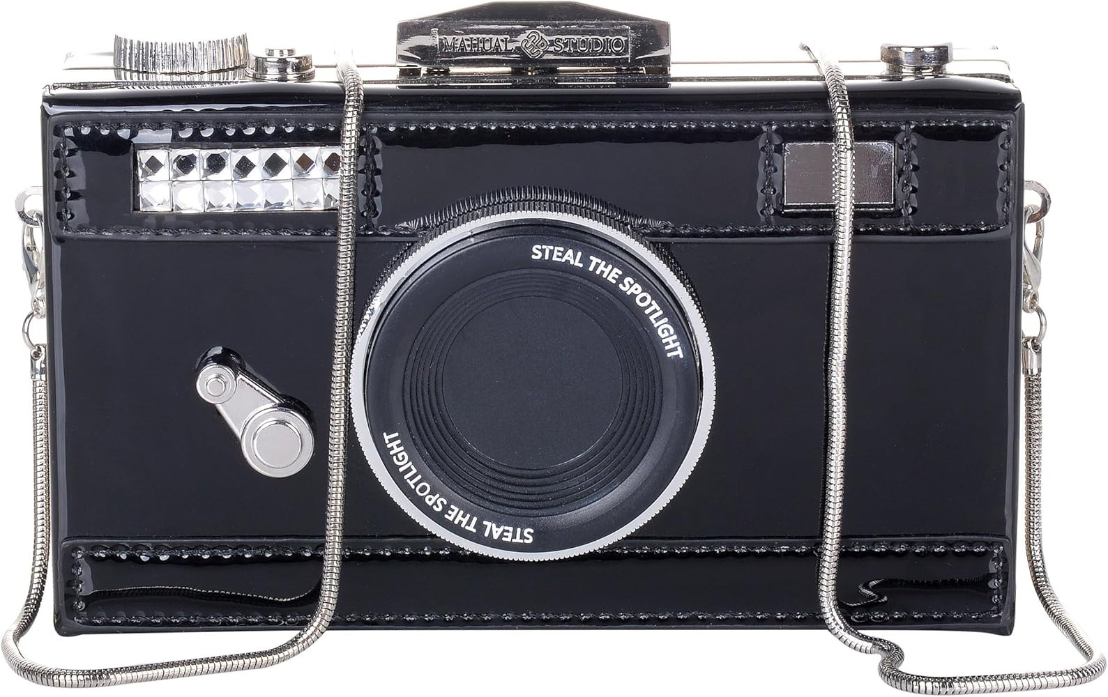 QZUnique Camera Shoulder Bag Snapshot PU Leather Crossbody Bag Vintage Novelty Cute Handbag Purse | Amazon (US)