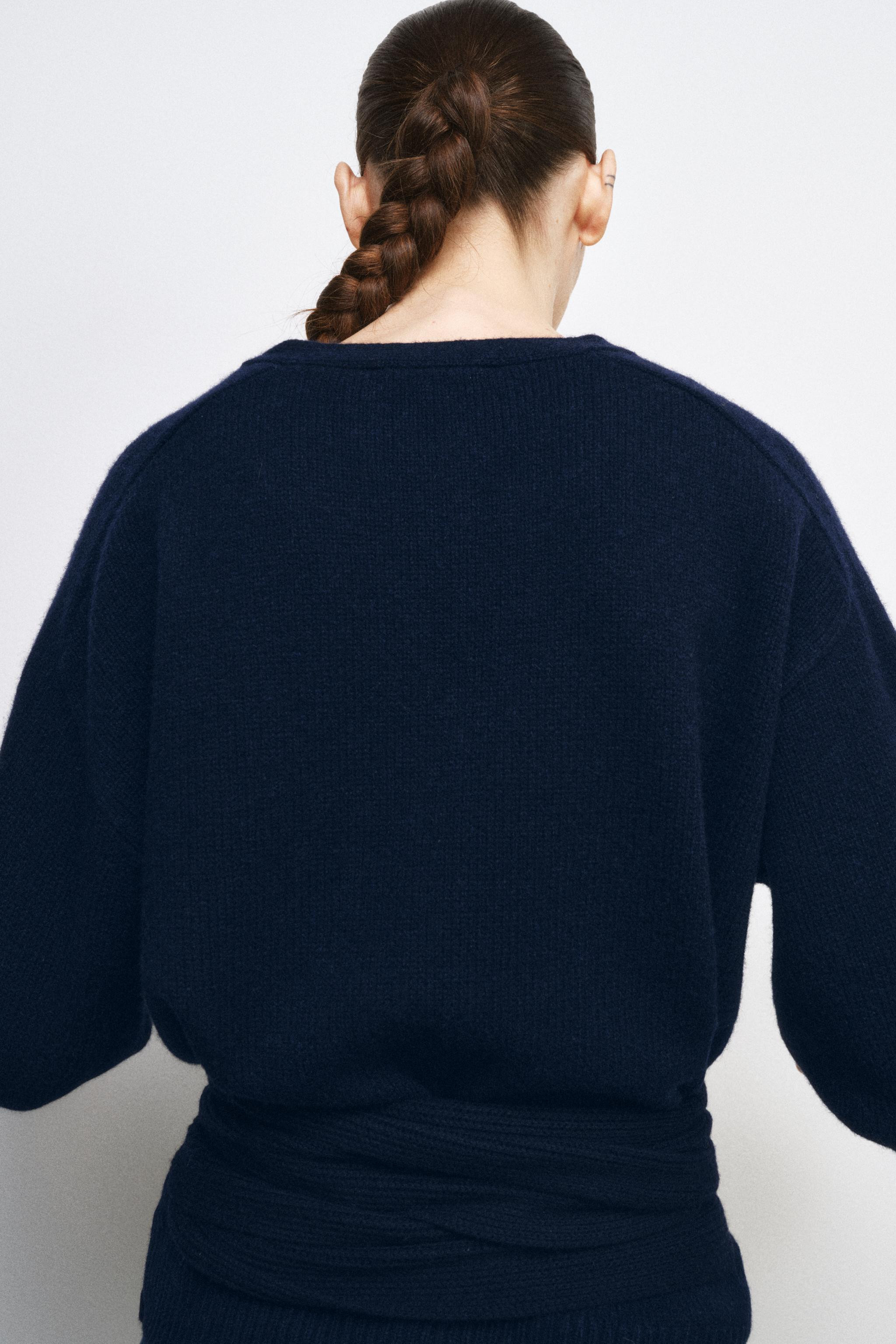 JACKE AUS 100 % WOLLE MIT BALLONÄRMELN | Zara DE