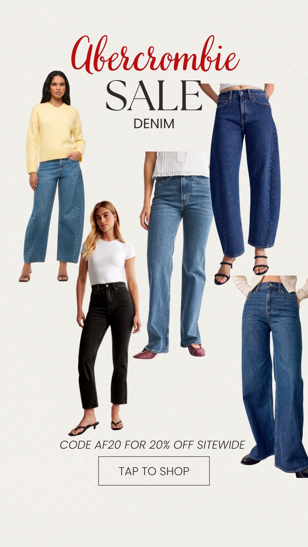Abercrombie sale favorite denim 

#LTKSeasonal #LTKSaleAlert #LTKmomlife