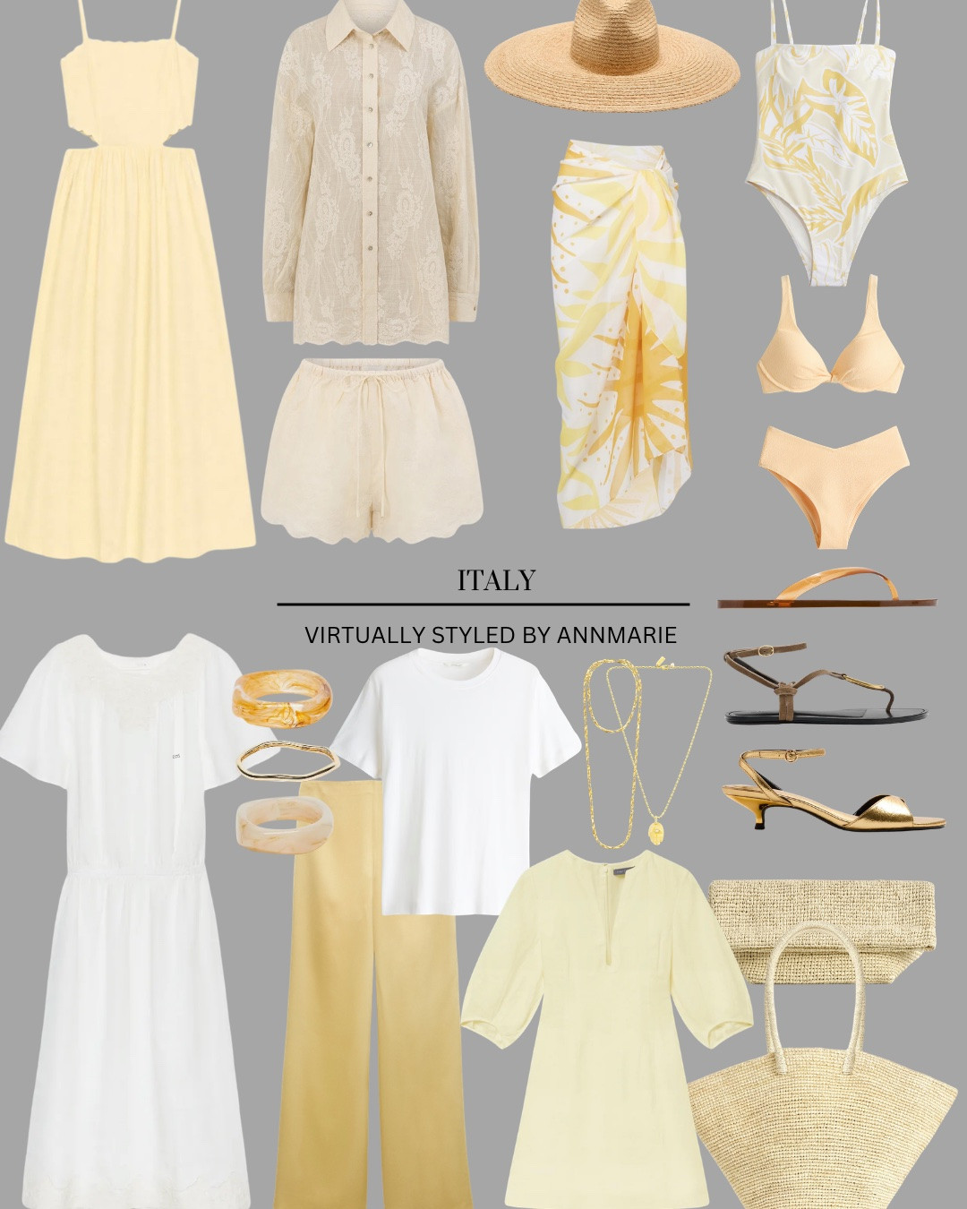 Italy Capsule Wardrobe 🍋

#LTKsummer #LTKstyletip
