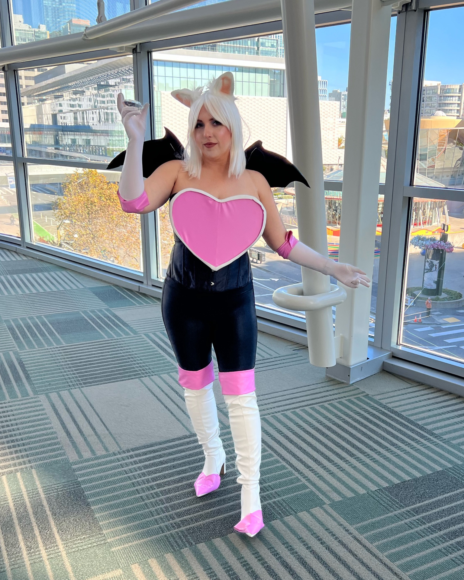 Convention cosplay / Rouge the Bat cosplay / Sonic the Hedgehog cosplay / video game character costume / Halloween costume / video game cosplay / bat wings / DIY costume

#LTKFindsUnder100 #LTKMidsize #LTKBeauty