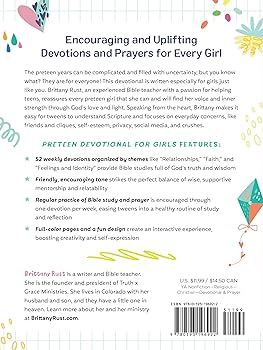 Preteen Devotional for Girls: 52 Weeks of Encouraging Devotions and Scripture for Tweens | Amazon (US)