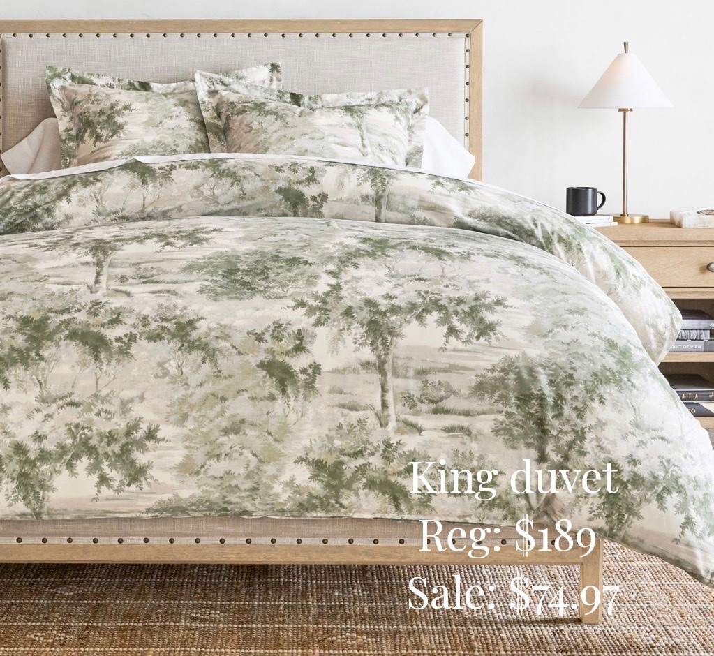 Beautiful toile duvet on clearance. Such a pretty pattern.

#LTKHome #LTKSeasonal #LTKSaleAlert