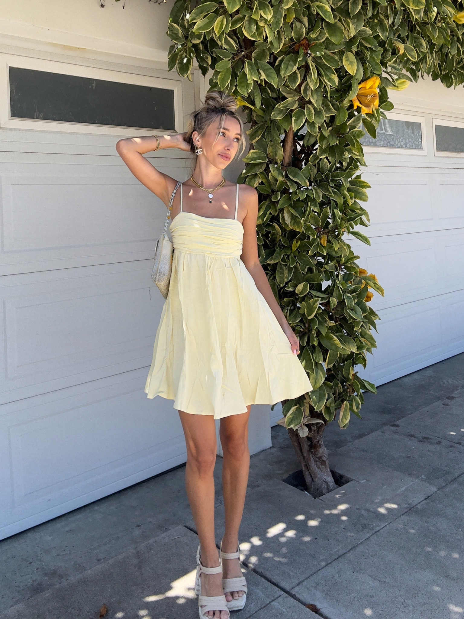 Butter yellow to match the flowers 

#LTKTravel #LTKStyleTip #LTKSeasonal