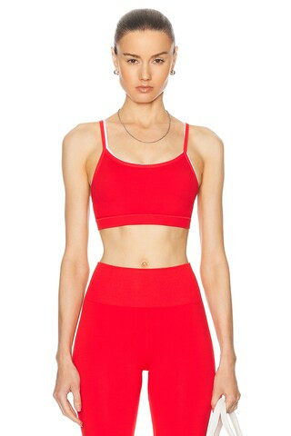 THE UPSIDE Form Seamless Kelsey Bra in Red | FWRD 