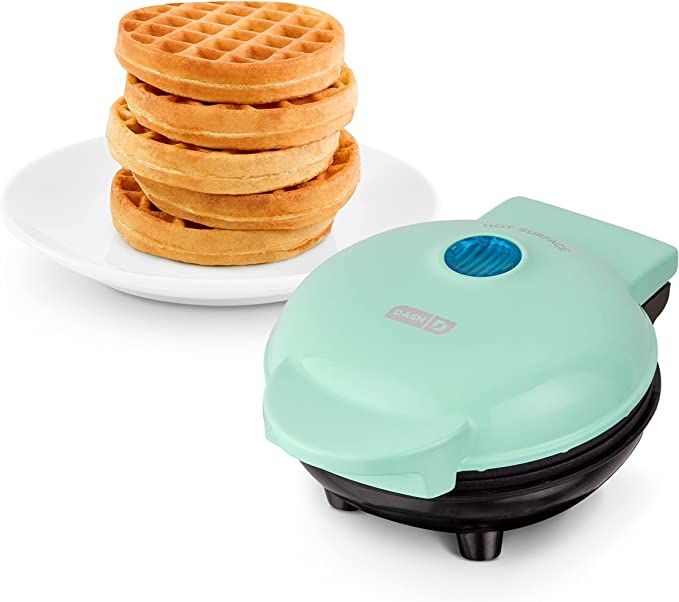 DASH DMW001AQ Mini Maker for Individual Waffles, Hash Browns, Keto Chaffles with Easy to Clean, N... | Amazon (US)