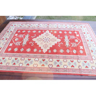 Vintage Turkish Rug Ideal for Living Room and Bedroom Decor Accentuating a Traditional Aesthetic | Wayfair North America
