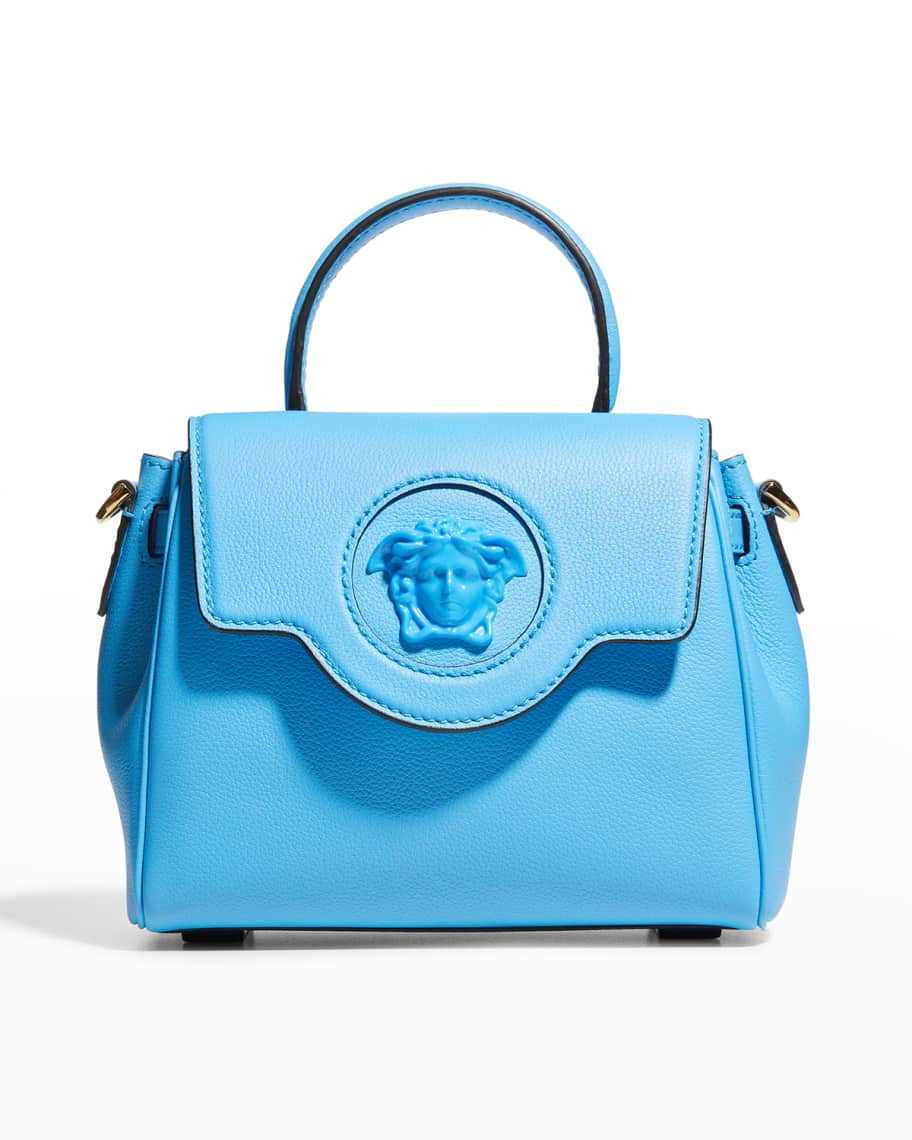 Versace Medusa Mini Tonal Leather Top-Handle Bag | Neiman Marcus