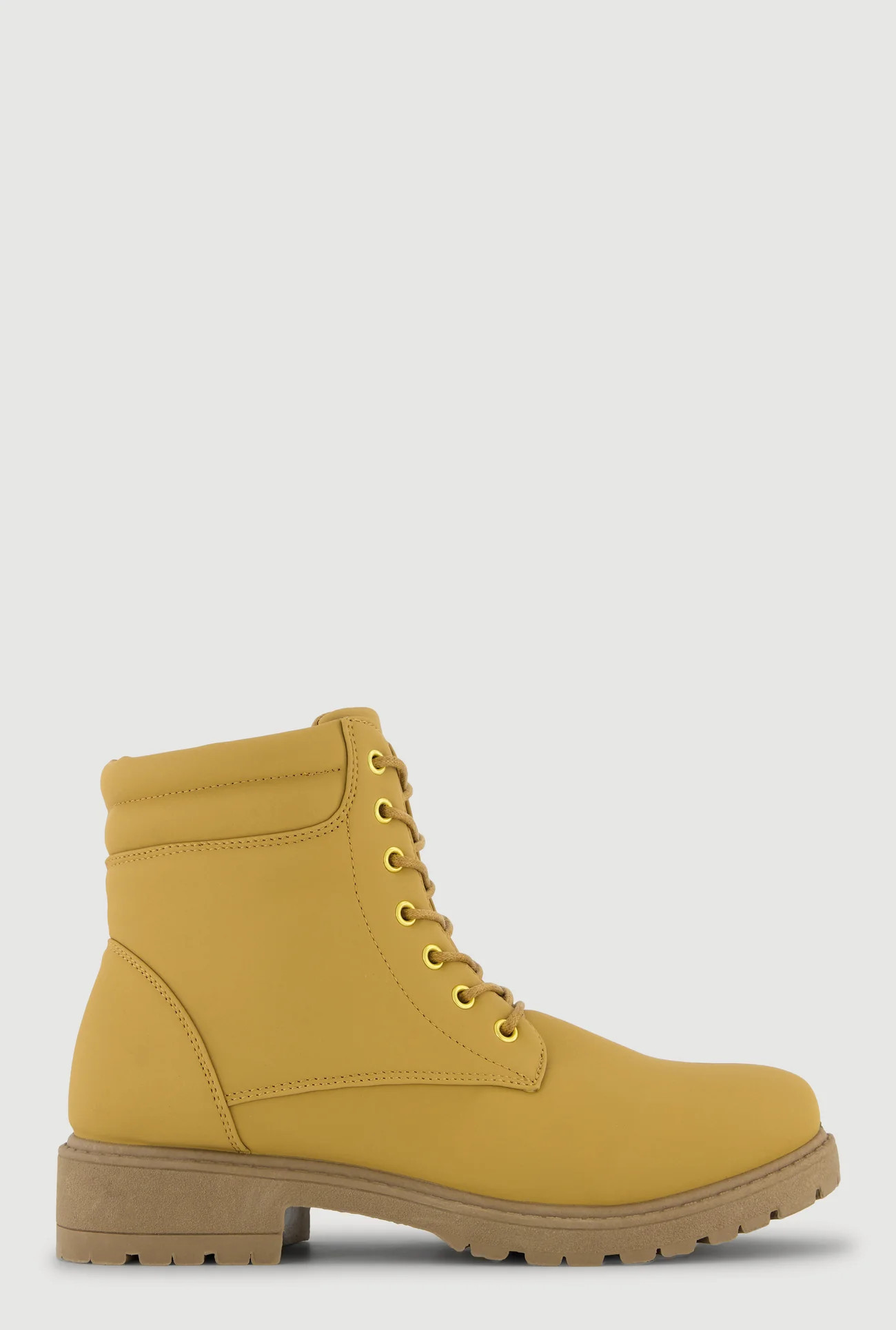 Lace Up Block Heel Combat Boots | Rainbow Shops