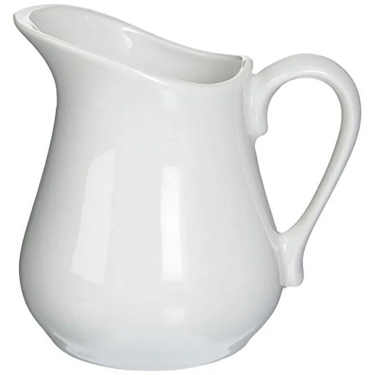 Bia Cordon Bleu Inc Bia Cordon Bleu Inc 900147 8 Oz White Porcelain Pitcher, White | Walmart (US)