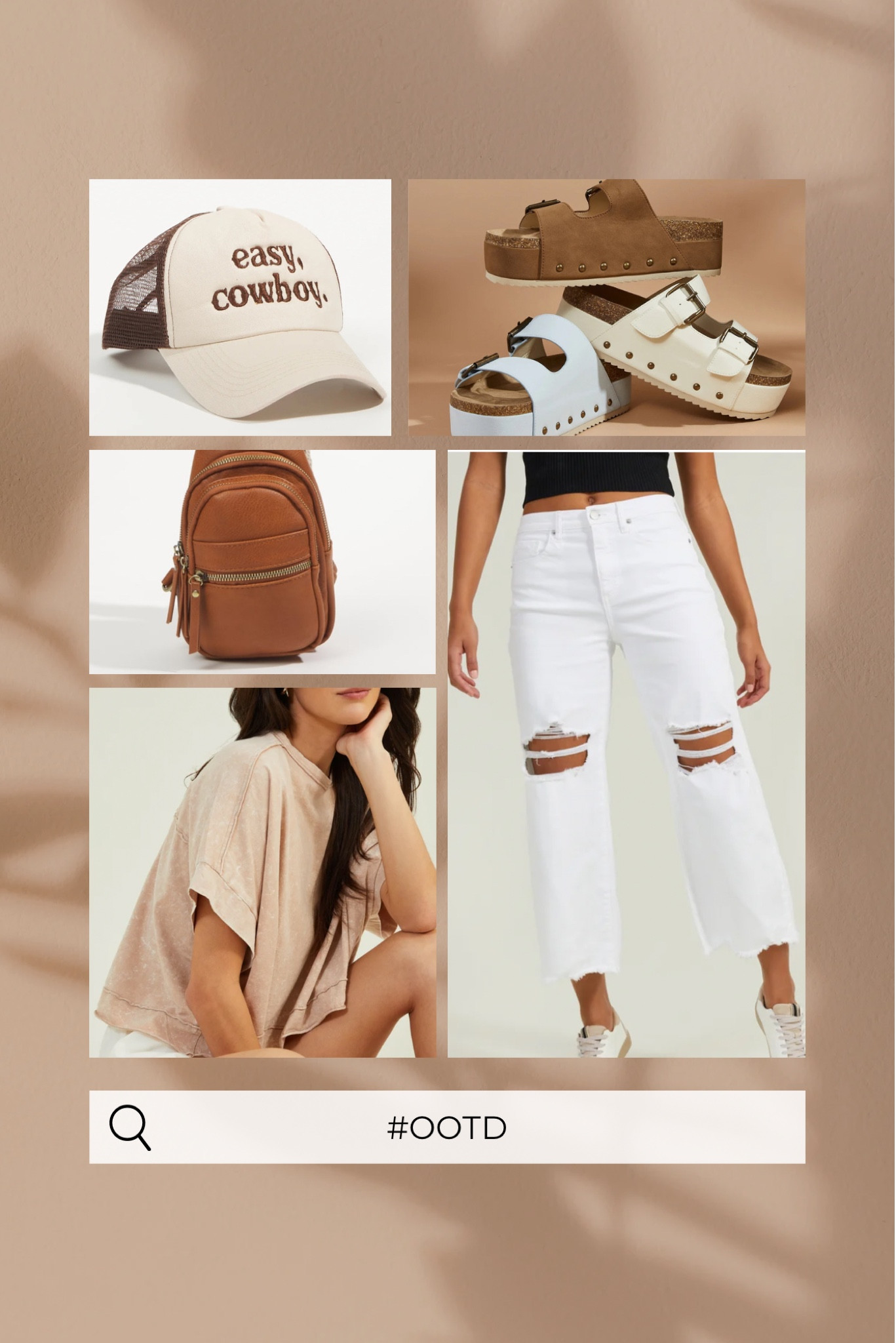 Altar’d State #ootd 

#spring #whitejeans #sandals #platform #bag #hat #cowboy

#LTKfindsunder100 #LTKshoecrush #LTKSeasonal