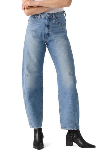 Levi's® Cinch High Waist Barrel Jeans in Let Love In at Nordstrom Rack, Size 28 31 | Nordstrom Rack